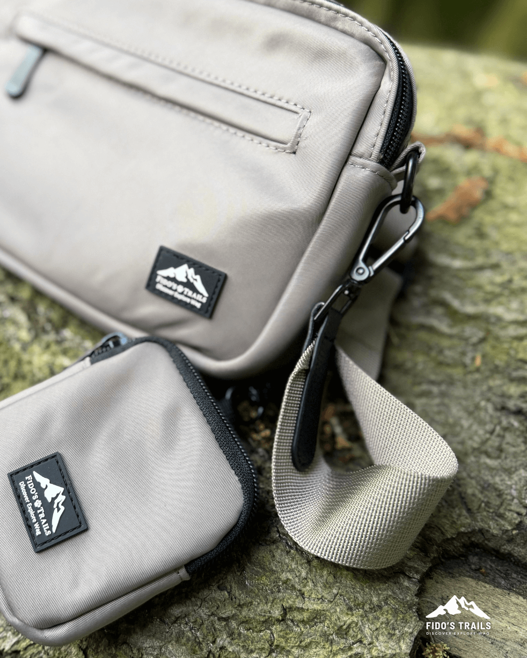 Mushroom dog walking bag with detachable treat pouch – Fido’s Trails